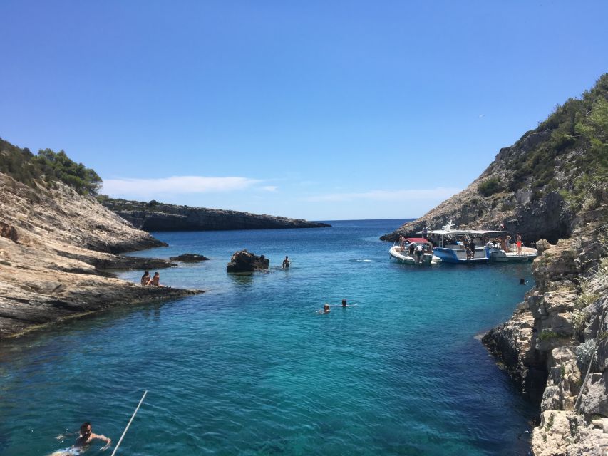 From Hvar: Blue Cave, Green Cave & 5 Islands Speedboat Tour - The Blue and Green Caves require flexible expectations