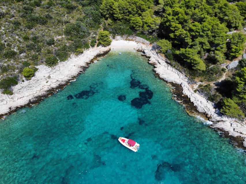 From Hvar: Private tour of Red Rocks & Pakleni Islands - Zaraće and Velo Borce for stone, sun, and snorkeling