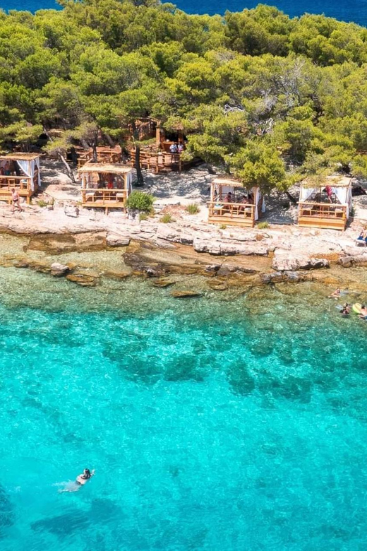 From Makarska:Hvar and Brač Island : Day Tour with speedboat - Blue route: the cave, Pokrivenik, and quieter water