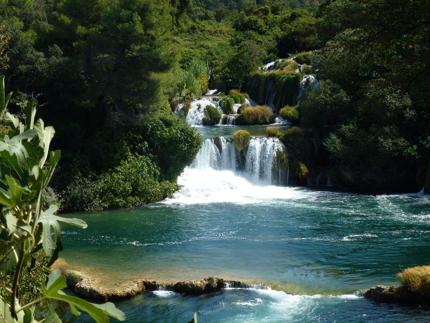 From Makarska: Krka Waterfalls & Šibenik Day Trip - The van ride and driver experience