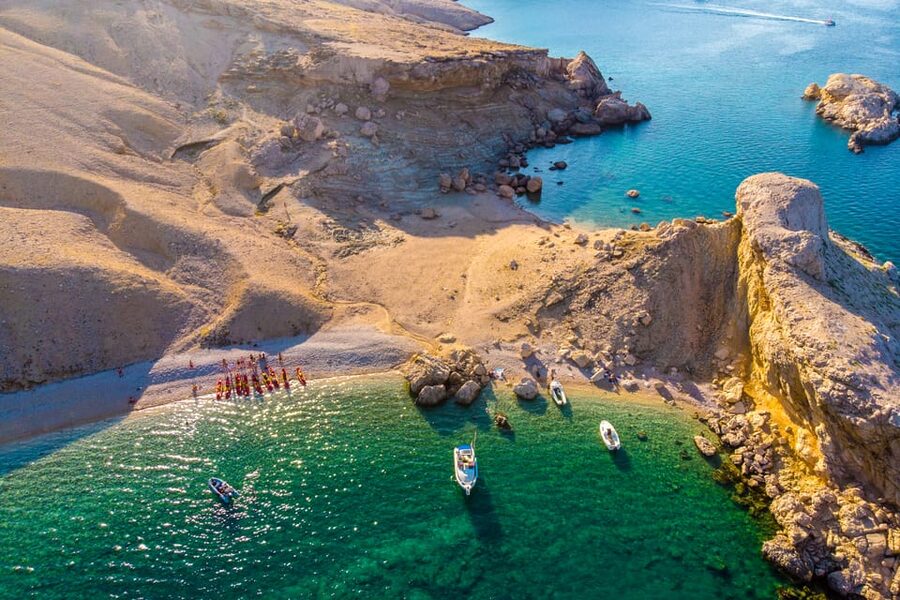 From Metajna/Novalja: Pag Bay Guided Sea Kayaking Tour - The return paddle is part of the bargain