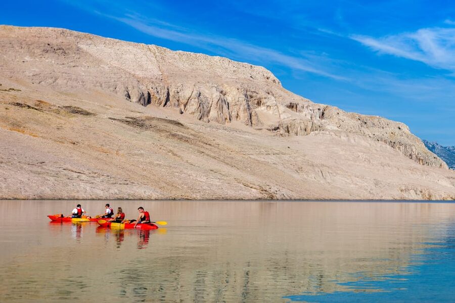 From Metajna/Novalja: Pag Bay Guided Sea Kayaking Tour - What the $61 price gets you