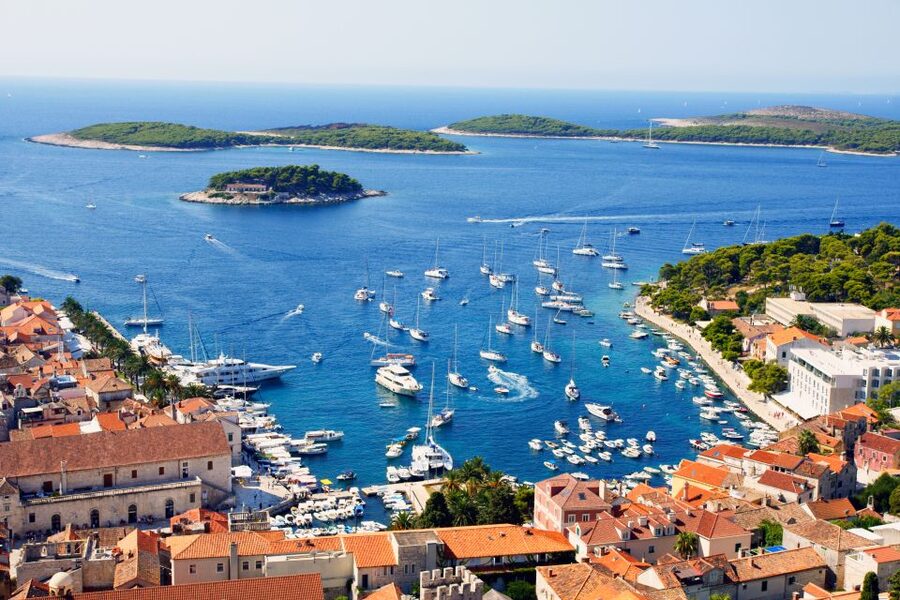 From Omis: Blue Cave & 5 Island Speedboat Tour - The speedboat ride to Biševo