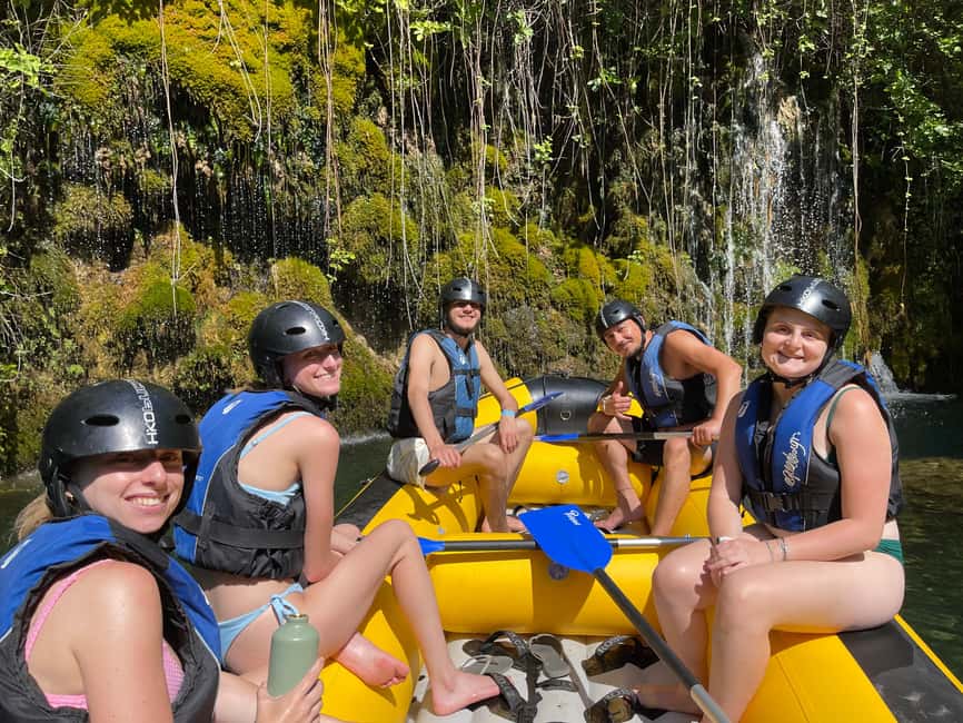 From Omiš/Split: Cetina River Rafting Experience - The rough section and the short walk around it