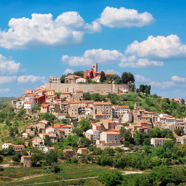 From Rovinj: Istria Day Tour to Poreč, Grožnjan & Motovun - Poreč and the golden mosaics of St. Euphrasian Basilica