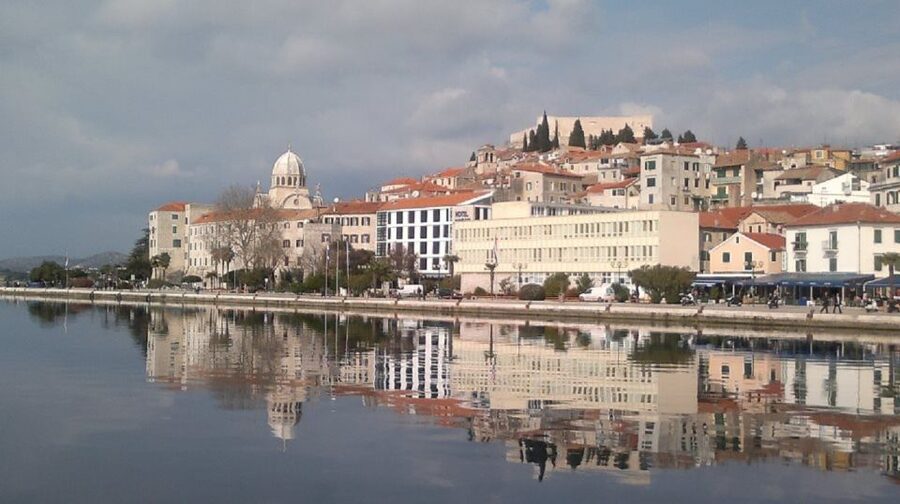 From Sibenik: Private Walking Sibenik Sightseeing Tour - St. James Cathedral and a bold stone structure