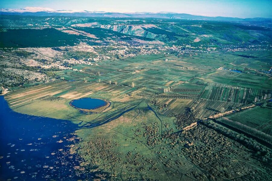 From Sinj: Flight Over Imotski, Trilj, Omiš, and Split - What the private group format is worth