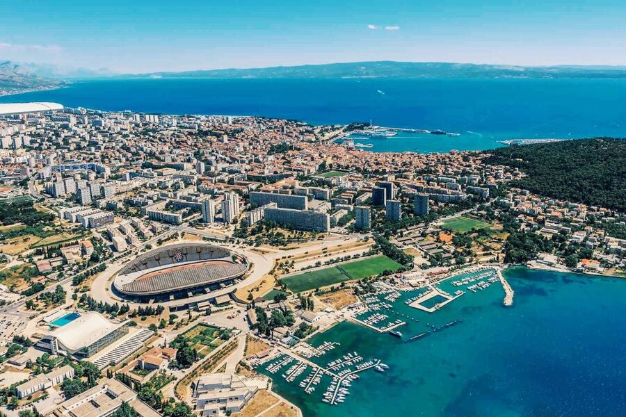 From Sinj: Panoramic Flight over Split - Should You Book From Sinj?