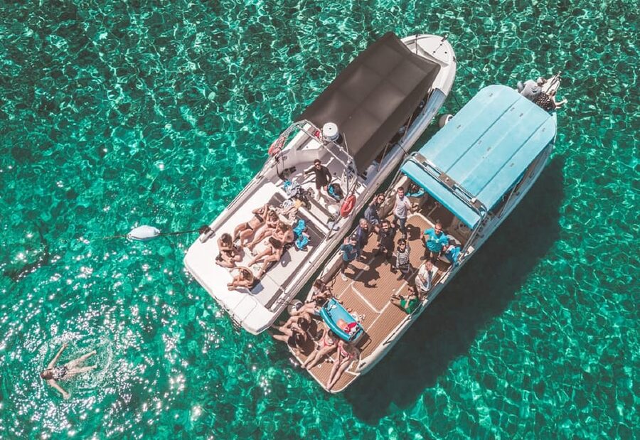 From Split: Blue Cave & 5 Islands Amazing Speedboat Tour - Two hours to explore Hvar Town