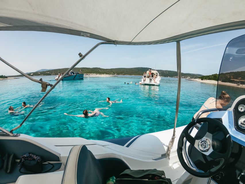 From Split: Blue Cave & 5 Islands with Vis & Hvar Boat Tour - Stiniva Cove and the famous beach view
