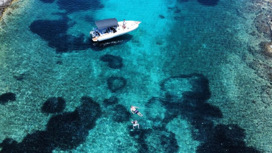 From Split: Blue Lagoon & Trogir Boat Trip with Snorkeling - Leaving Split by boat