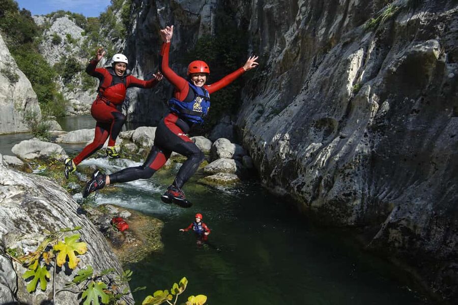 From Split: Canyoning on the Cetina River - Getting fitted for the river