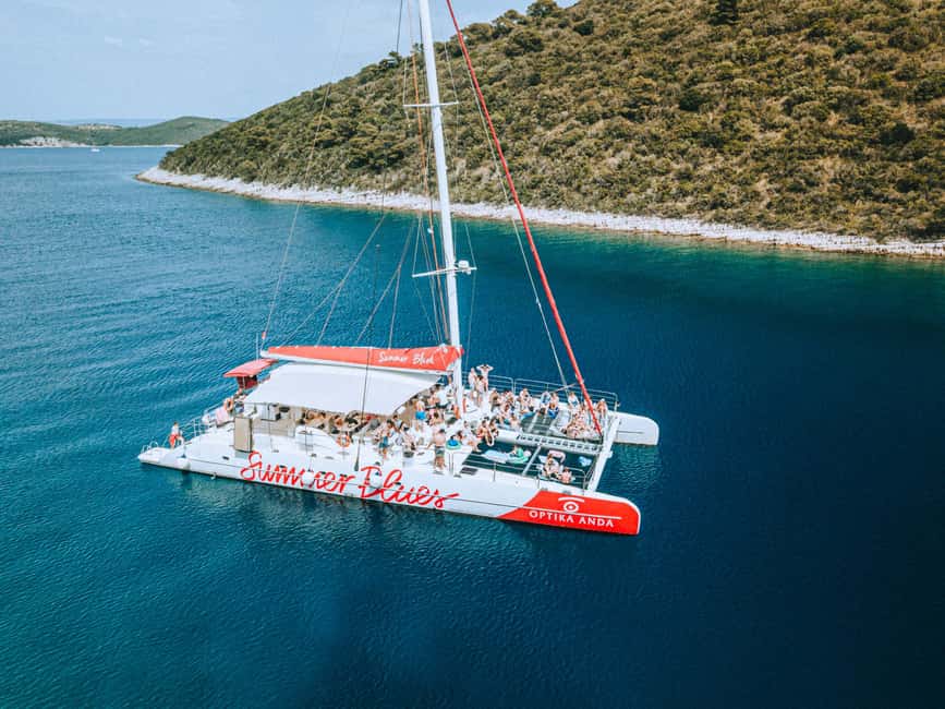 From Split: Catamaran Cruise to Golden Horn & Brač island. - From Split to Supetar, then across Brač by bus