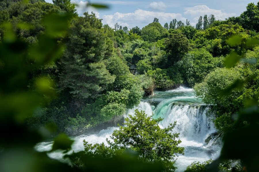 From Split: Krka Waterfalls Cruise & Trogir Walking Tour - Krka National Park and the Skradinski Buk walk