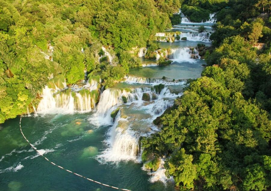 From Split: Krka Waterfalls Cruise & Trogir Walking Tour - Meeting on Split’s Riva at 8:15