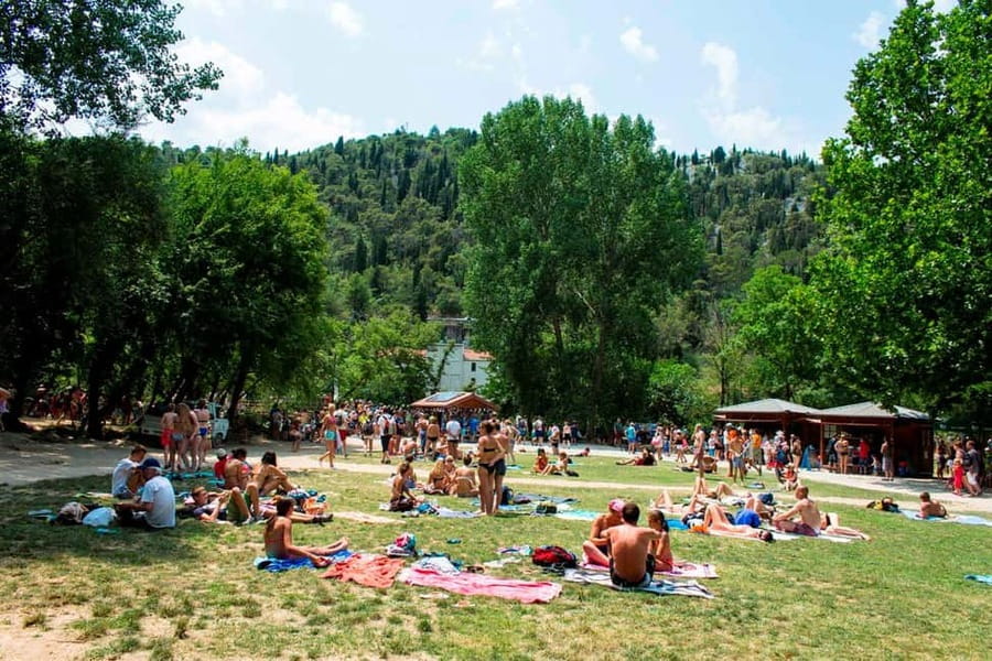 From Split: Krka Waterfalls Tour with Boat Ride & Swimming - What to expect about swimming at Krka
