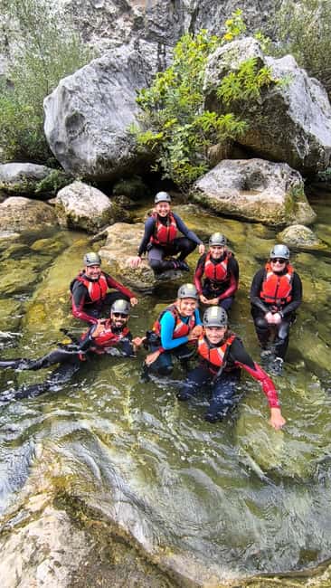 From Split/Omiš: Canyoning Cetina River + Free Photos/Video - Looking Up at the Canyon Walls