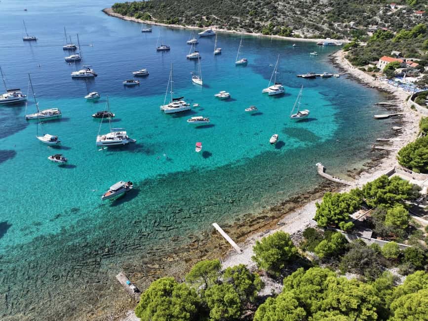From Split or Trogir: Trogir and Blue Lagoon Half-Day Trip - Maslinica: the most relaxed stop