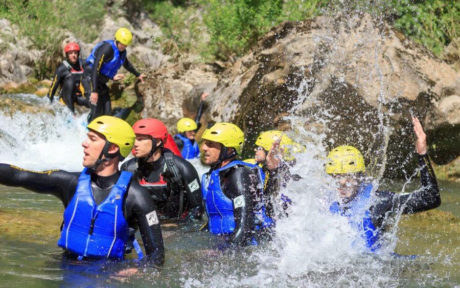 From Split or Zadvarje: Cetina River Canyoning - The choice between basic and extreme