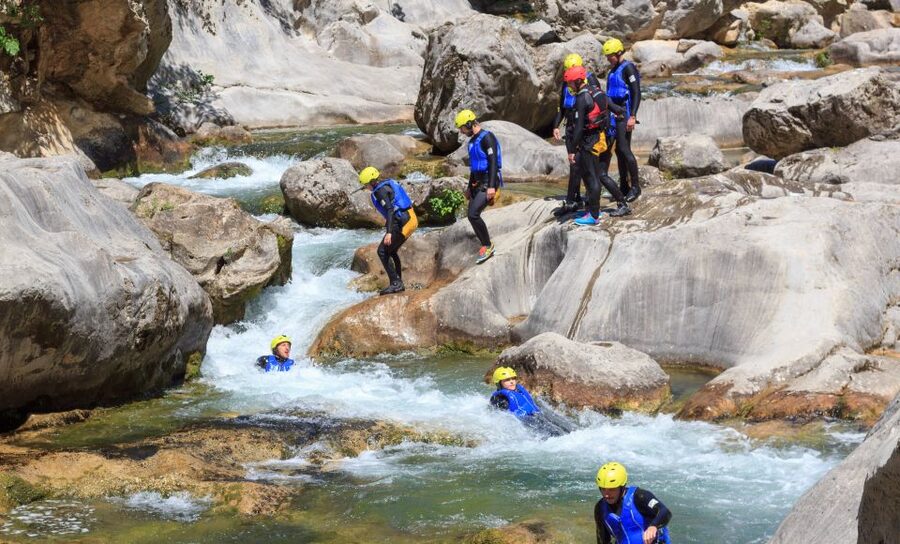 From Split or Zadvarje: Cetina River Canyoning - Swimming, rock-hopping, and natural slides