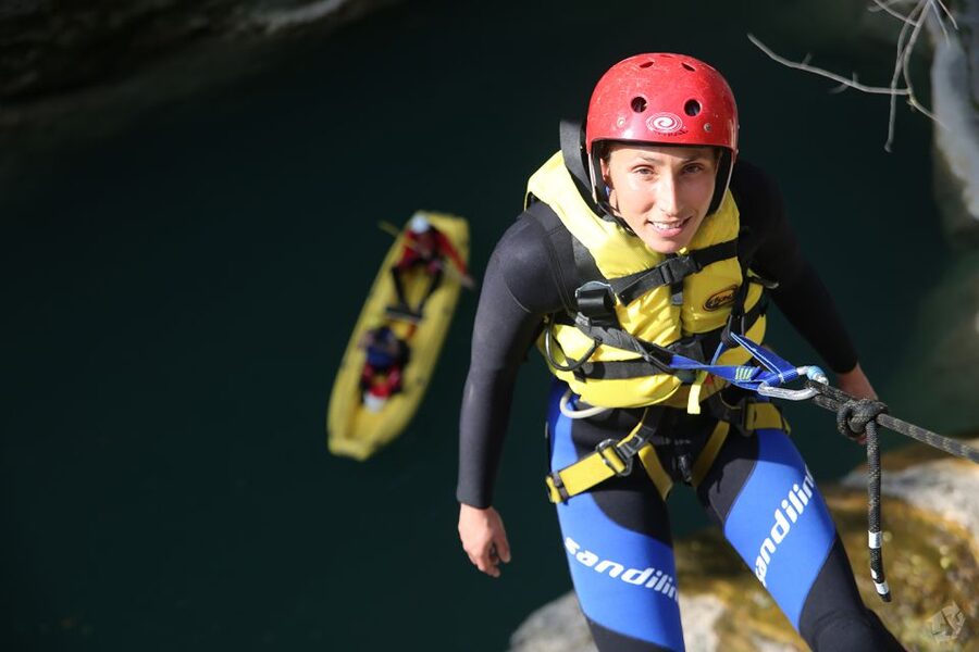 From Split or Zadvarje: Extreme Canyoning on Cetina River - Tunnels and the approach to Velika Gubavica