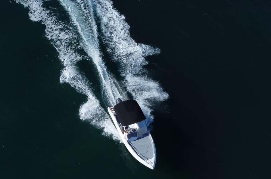 From Split: Private Blue Lagoon and 3 Islands Tour - From Split to Trogir by private speedboat