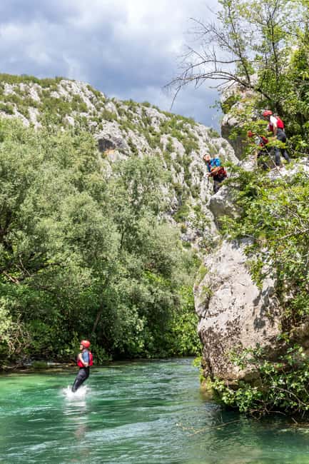 From Split: Rafting, Cave exploring, Cliff jumping w/ Picnic - From Split to the Cetina River in about 50 minutes