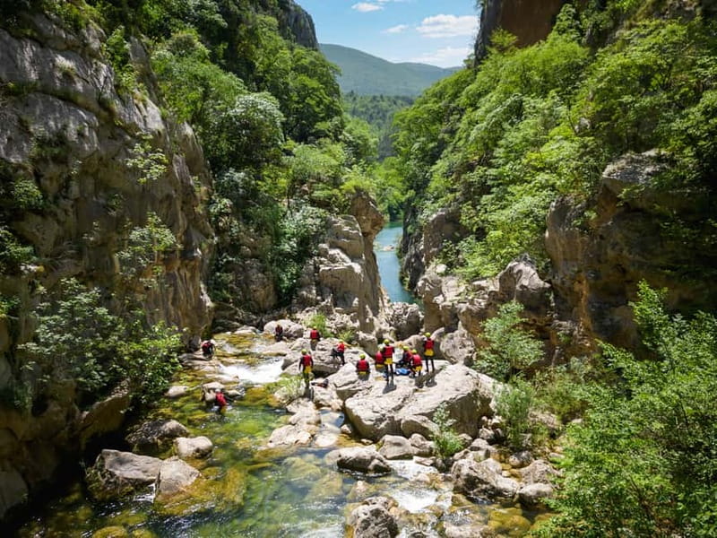 From Split/Šestanovac: Canyoning on Cetina River - Swimming, slides, and jumps through the 2.8 km canyon