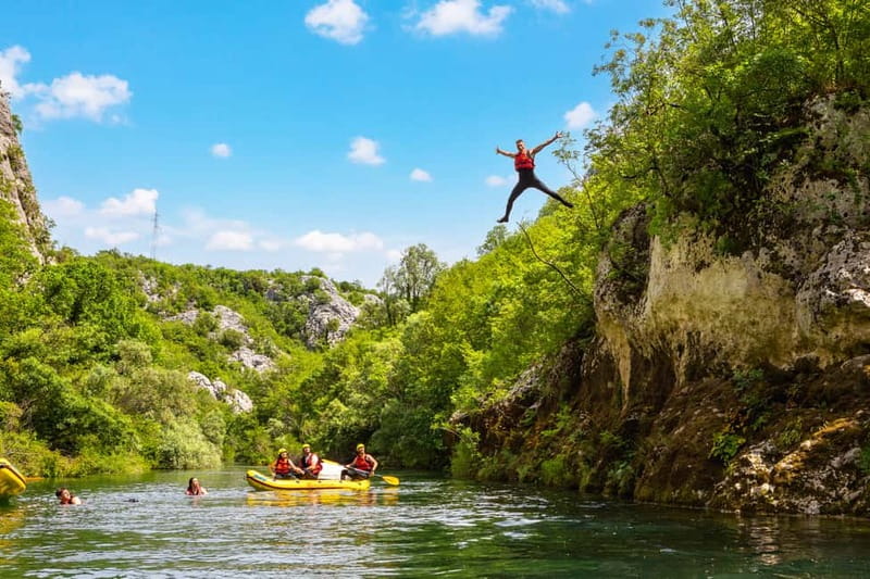From Split/Šestanovac: Whitewater Rafting on Cetina River - The canyon views are part of the reward