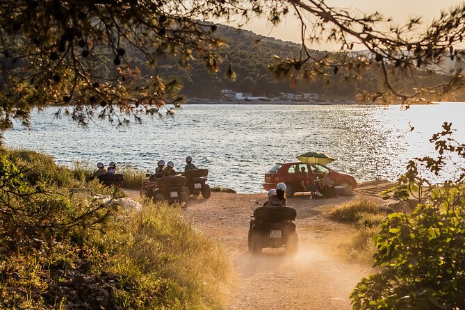 From Split & Trogir: ATV Quad Tour on Island Čiovo - The first 30 minutes: training before the hills