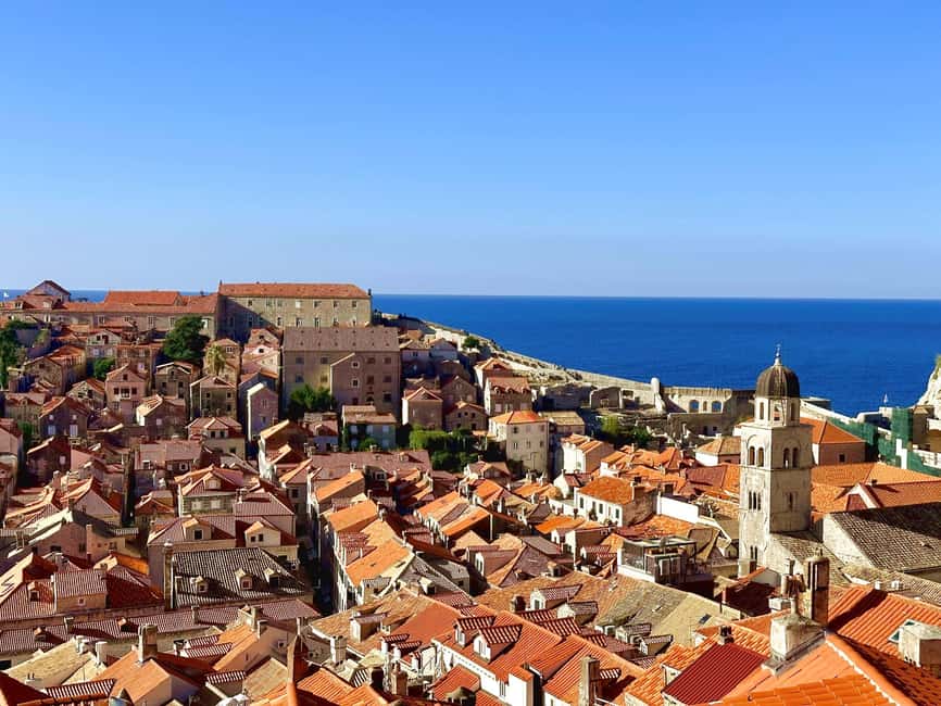 From Split/Trogir: Dubrovnik Guided Tour with a Stop in Ston - The road south in an air-conditioned van