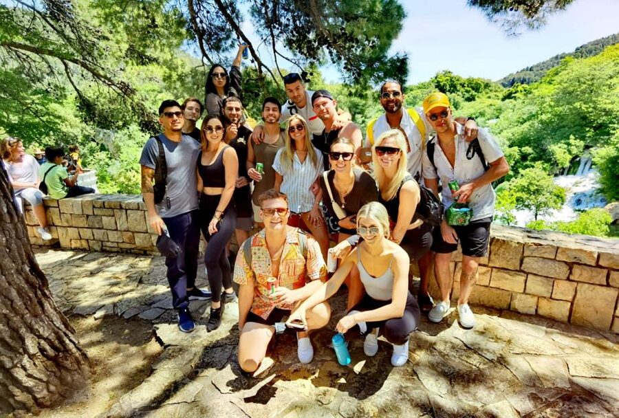From Split & Trogir: Krka Waterfalls Day Tour with Boat Ride - The coach ride from Split or Trogir