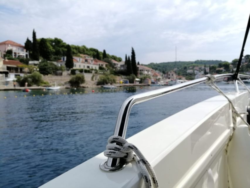 From Trogir: 3 islands half day tour with Blue Lagoon - Maslinica on Šolta adds a village pause