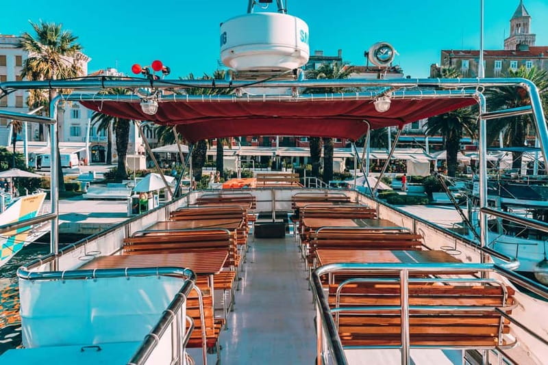 From Trogir: Blue Lagoon & Šolta Cruise with Lunch & Drinks - Lunch under 100-year-old pine trees