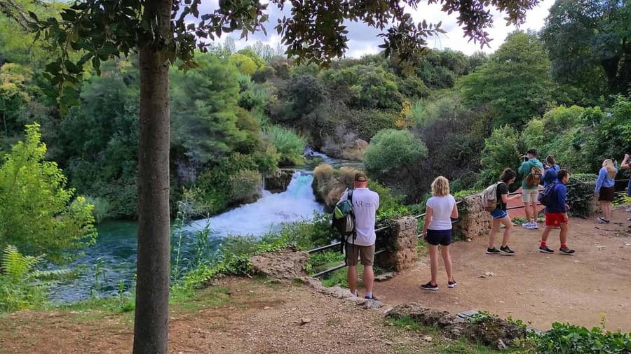 From Trogir, Seget & Okrug: Krka Waterfalls Culture Tour - The day in one practical sweep