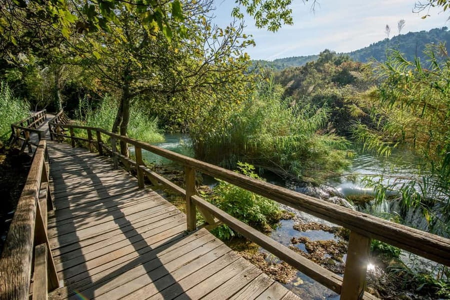 From Trogir, Seget & Okrug: Krka Waterfalls Culture Tour - Šibenik and the Cathedral of St. James