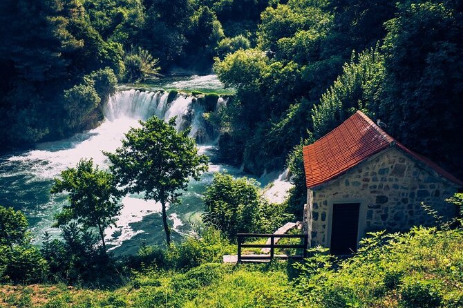 From Trogir, Seget, Okrug: Krka Waterfalls & Šibenik Culture Tour - One and a half hours in Šibenik’s old center
