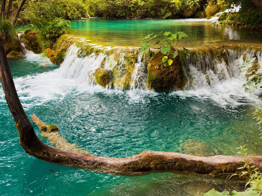From Trogir, Seget & Okrug: Krka Waterfalls & Swimming - Taking the 30-minute boat to Skradin