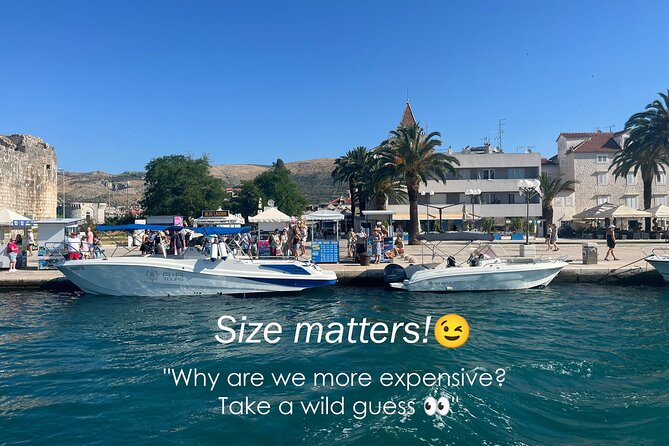 From Trogir & Split: Half Day Speedboat Tour with Blue Lagoon - A fast ride from Trogir into the Dalmatian Coast