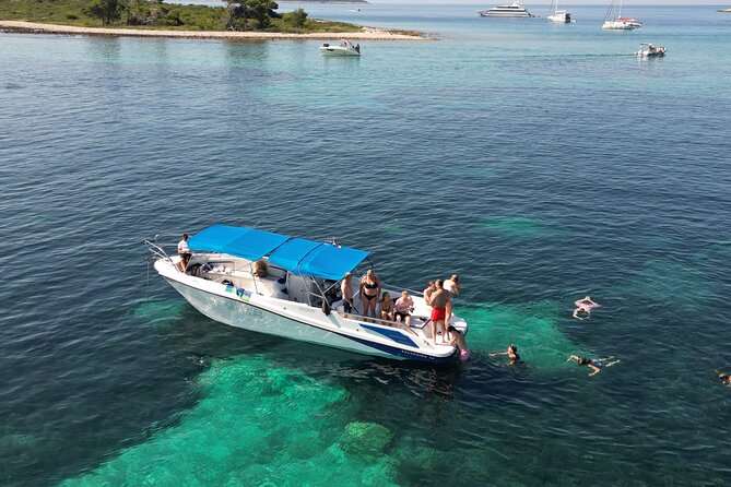 From Trogir & Split: Half Day Speedboat Tour with Blue Lagoon - Maslinica: a slower hour on Solta