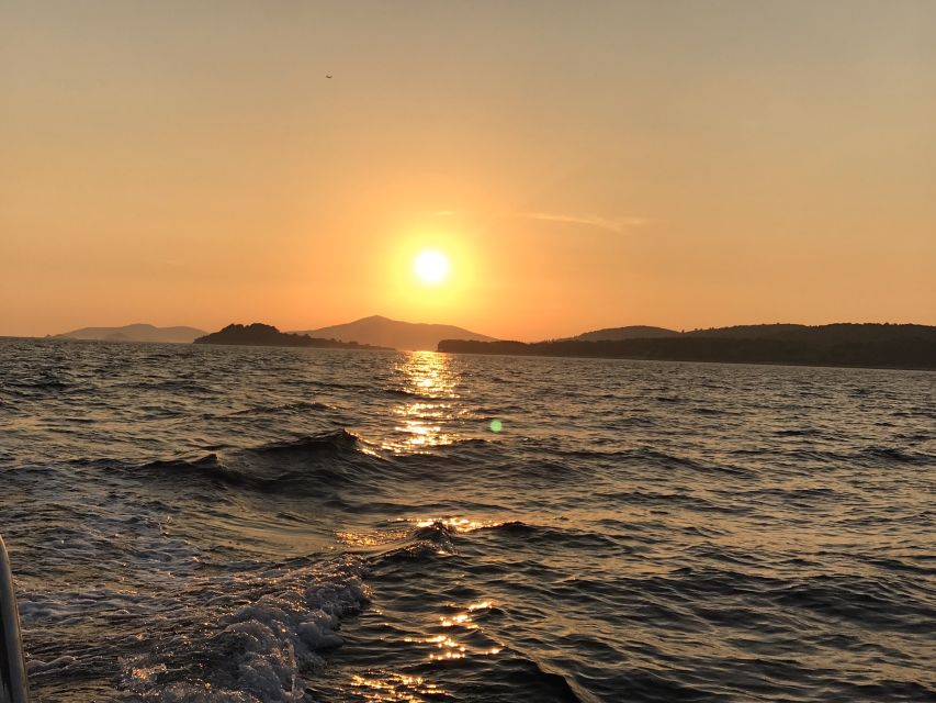 From Trogir: Sunset Private Tour - Watching the Croatian sunset from the boat