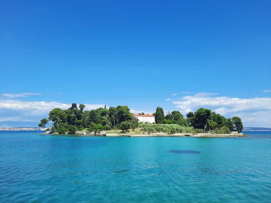 From Zadar: Half-day Boat Tour to the islands - First water stop: clear bays near the Zadar islands