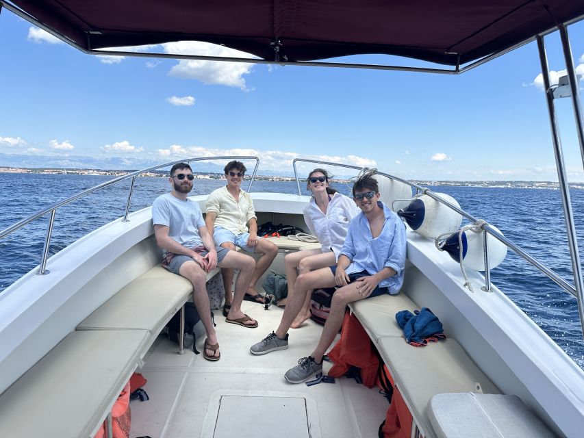 From Zadar: Island-Hopping Speedboat Tour with Drinks - Comfort, safety, and practical limits