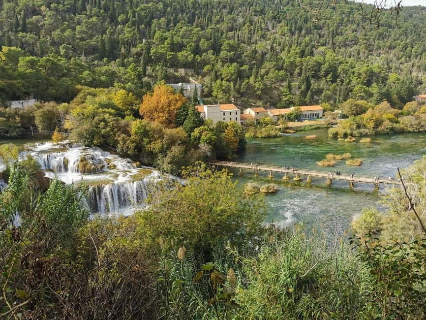 From Zadar: Krka Waterfalls Day Tour with Boat Ride & Guide - Free time in Skradin after the park