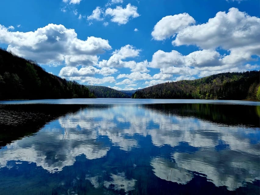 From Zadar: Plitvice Lakes Day Tour - The boat ride across the biggest lake