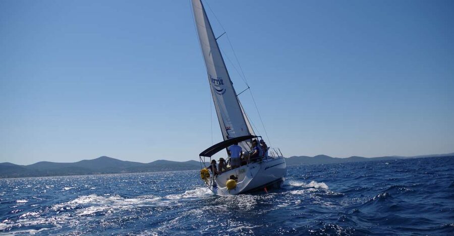 From Zadar: Private Half-Day Sailing Trip - Leaving Zadar through the Zadar Channel