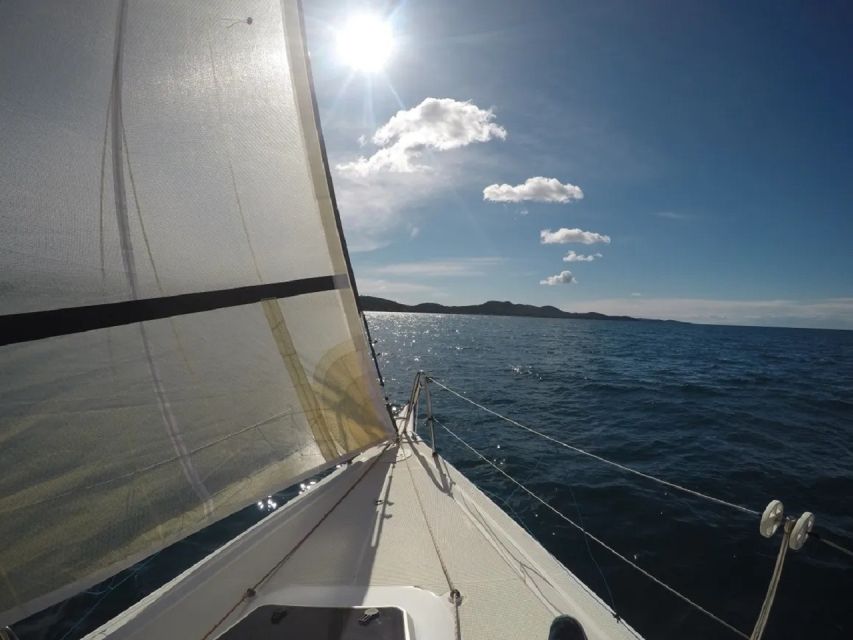 From Zadar: Ugljan Beach and Villages Private Sailboat Tour - Sailing back toward Zadar