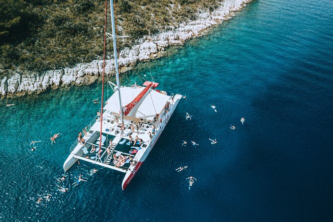 Full-Day Catamaran Cruise to Hvar & Pakleni Islands with Food and free Drinks - Food and drinks: useful value, modest expectations