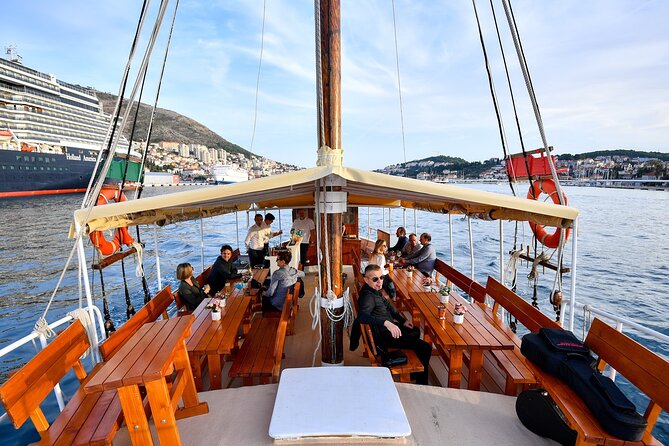 Gastro Cruise | Cruise around Dubrovnik Old Town with Lunch - Lunch on board, from starter to grilled fish