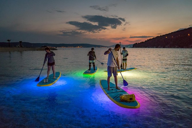 Glowing Stand-Up Paddle Experience in Split - Learning to paddle before the lights come on